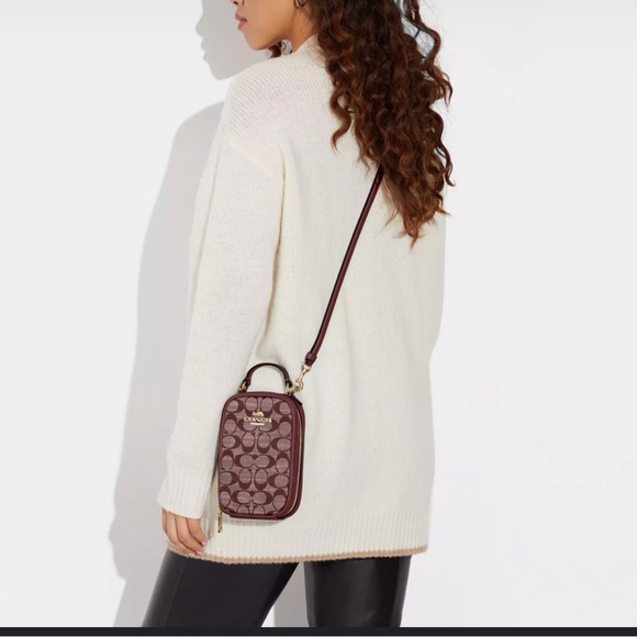 Coach Brown and Black Crossbody Bag - Picture 5 of 5